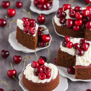 Cherry & Marzipan Cake