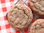 Chewy Strawberry Sugar Cookies