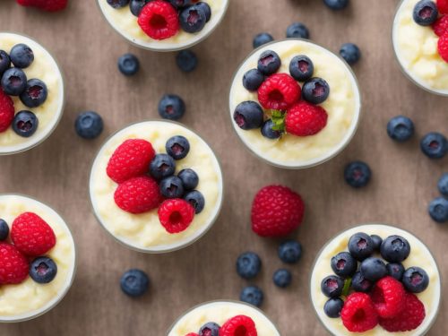 Chia & Yogurt Puddings with Berries