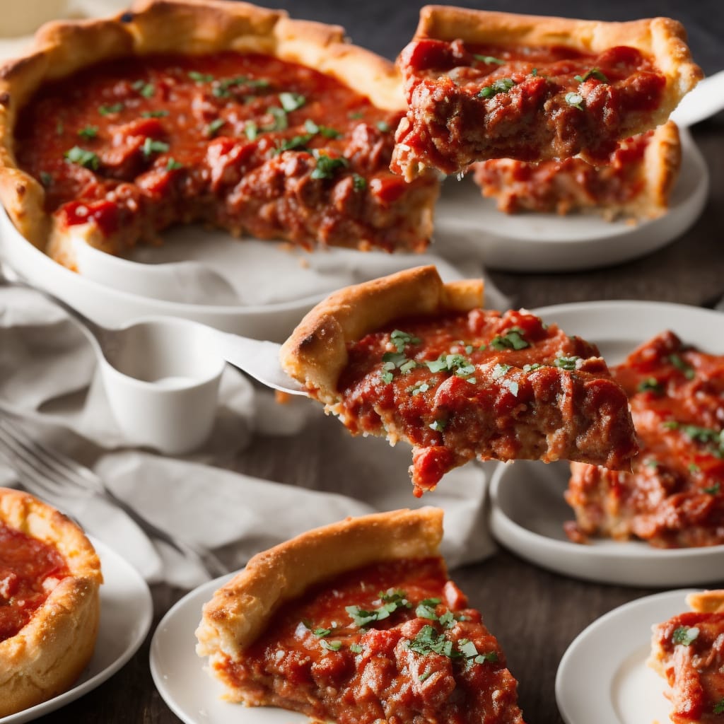 Deep Dish Pizza - Chicago Style
