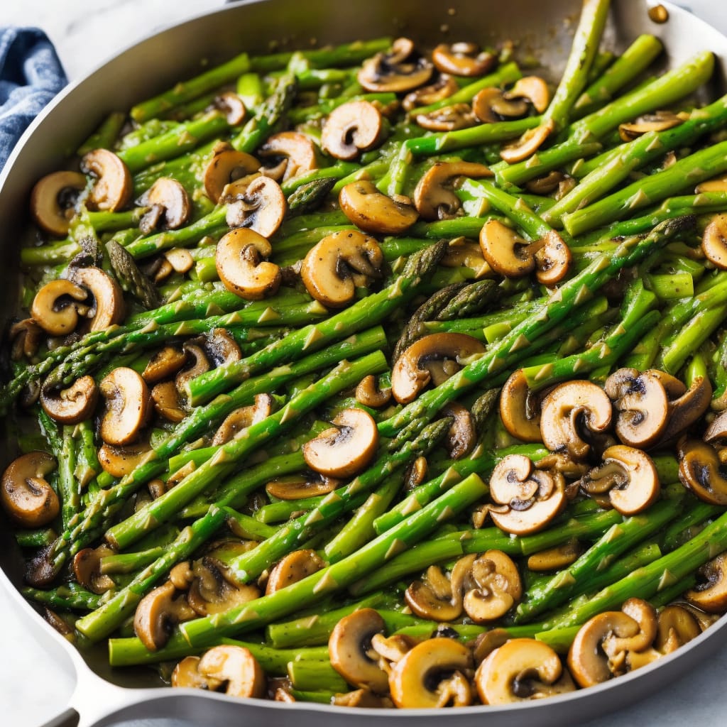 Chicken Asparagus and Mushroom Skillet Recipe