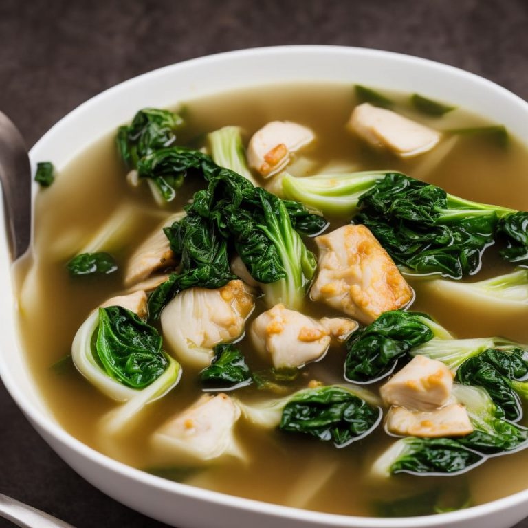 Chicken Bok Choy Soup Recipe