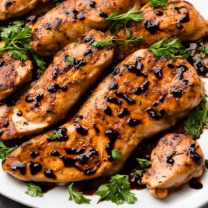 Chicken Breasts with Balsamic Vinegar and Garlic Recipe