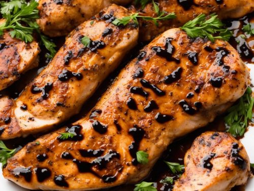 Chicken Breasts with Balsamic Vinegar and Garlic Recipe