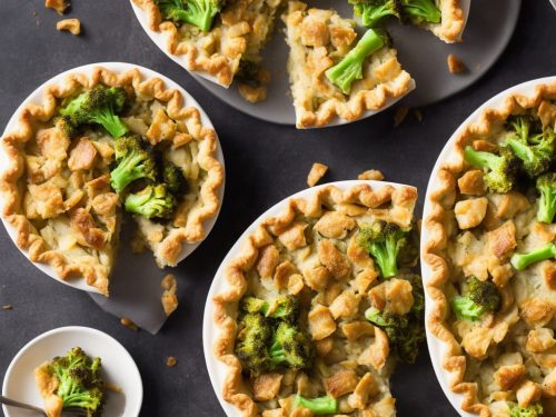 Chicken & Broccoli Potato-Topped Pie