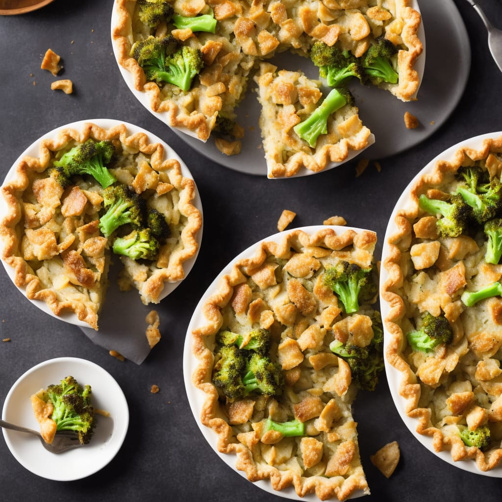 Chicken & Broccoli Potato-Topped Pie