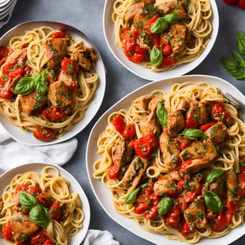 Creamy Skillet Chicken Cacciatore Recipe | Recipes.net