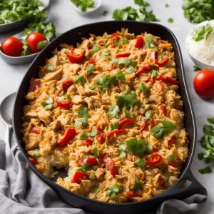 Chicken Fajita Rice Casserole