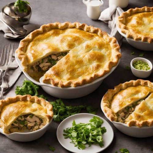 Chicken, leek & parsley pie Recipe