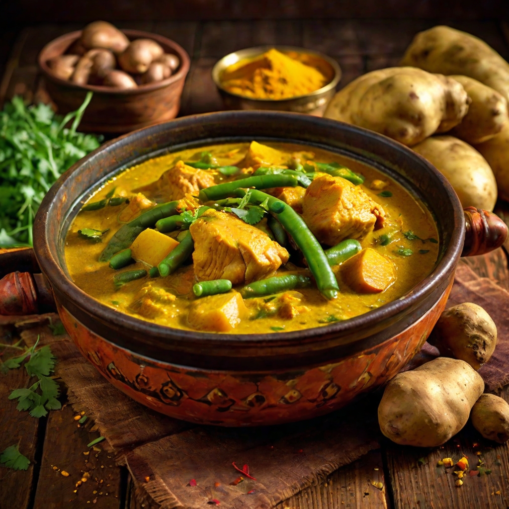 Chicken, Potato & Green Bean Curry Recipe | Recipes.net