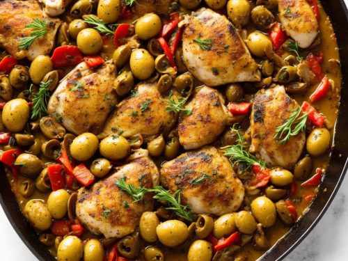 Chicken Provençal with Olives & Artichokes