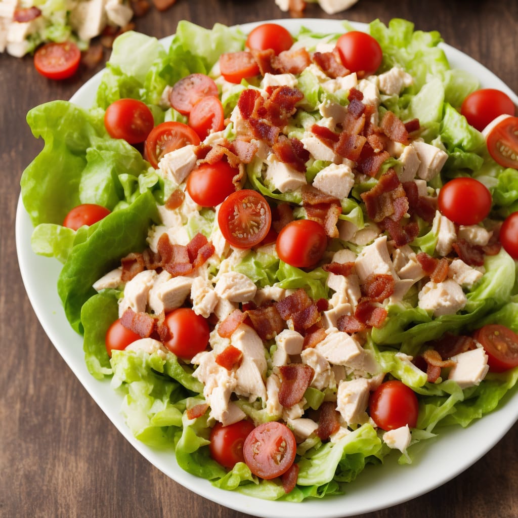 Chicken Salad with Bacon, Lettuce, and Tomato Recipe