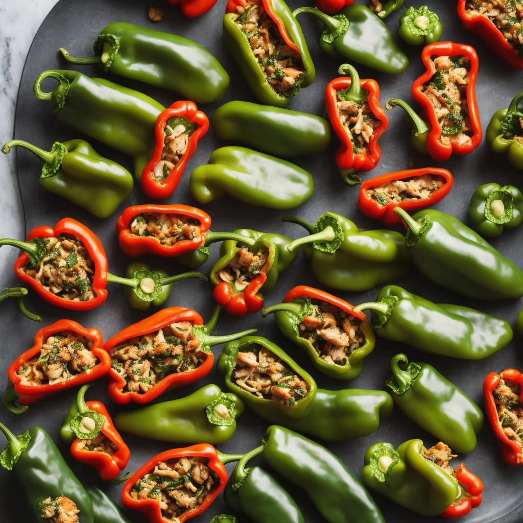 Chicken-Stuffed Poblano Peppers Recipe