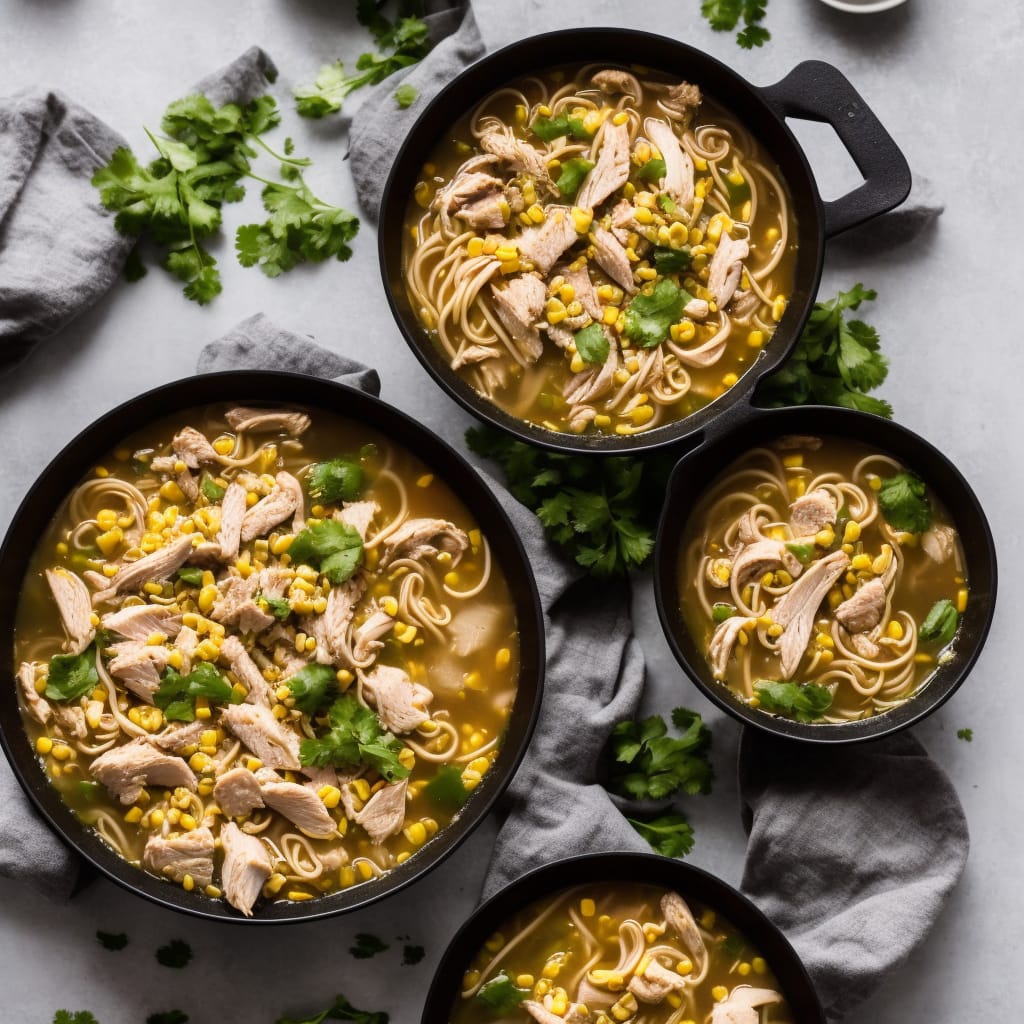 Chicken, Sweetcorn & Noodle Soup