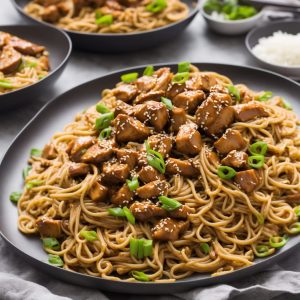 Chicken Teriyaki and Noodles