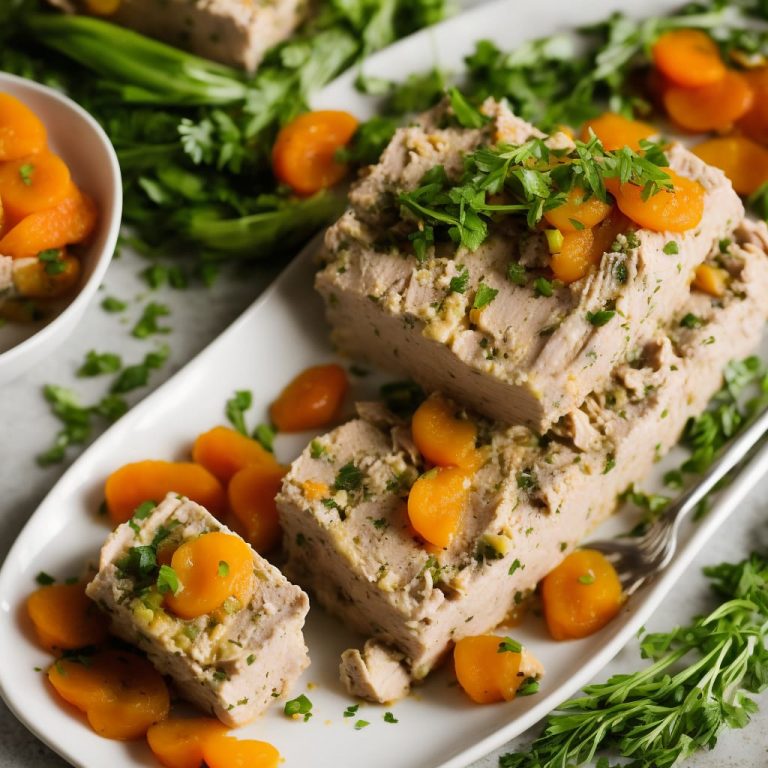 Chicken Terrine with Leeks & Apricots Recipe