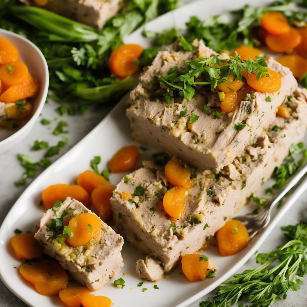Chicken Terrine with Leeks & Apricots