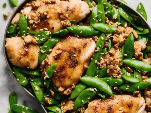 Chicken with Chicharo (Snow Peas)