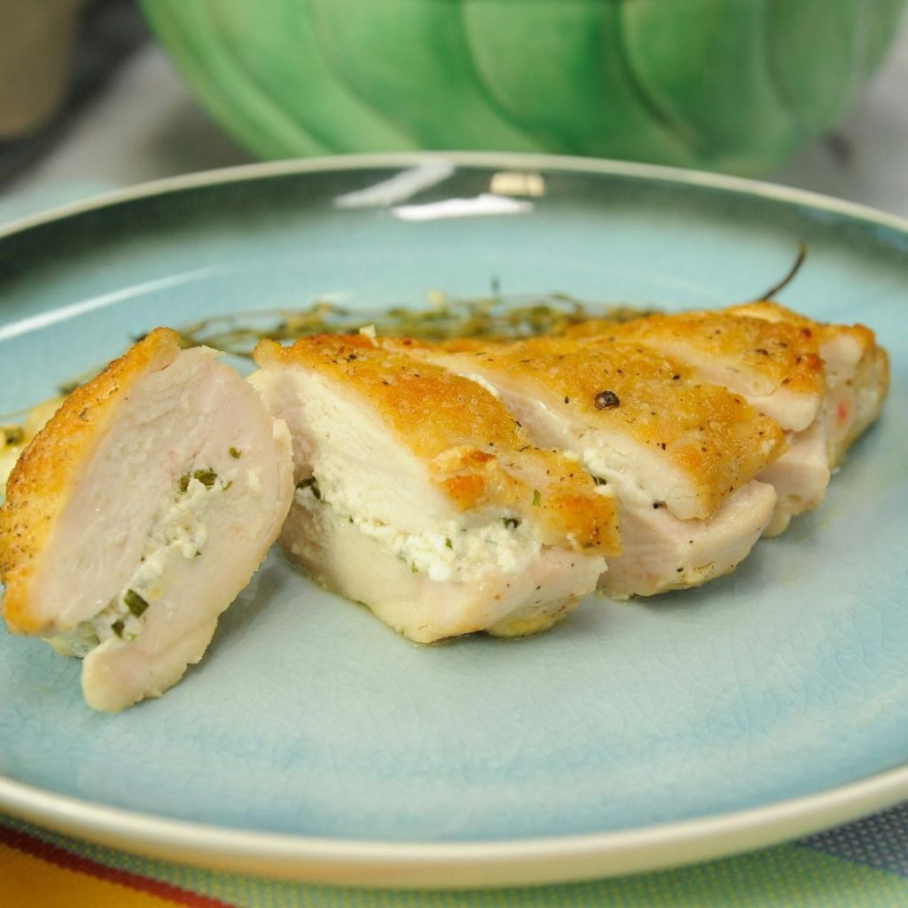 Chicken with Goat's Cheese & Tarragon
