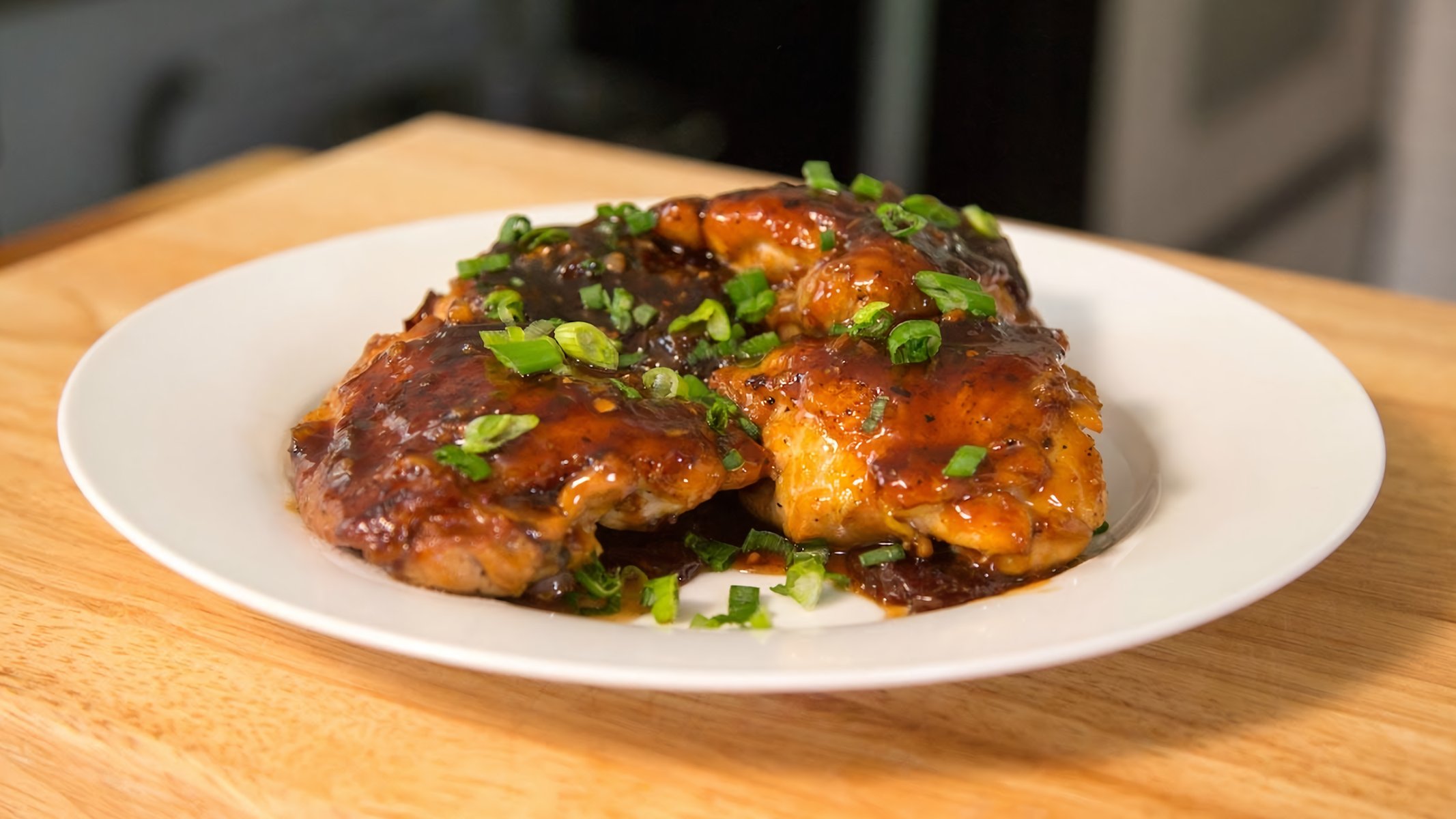 Chicken with Plum Glaze