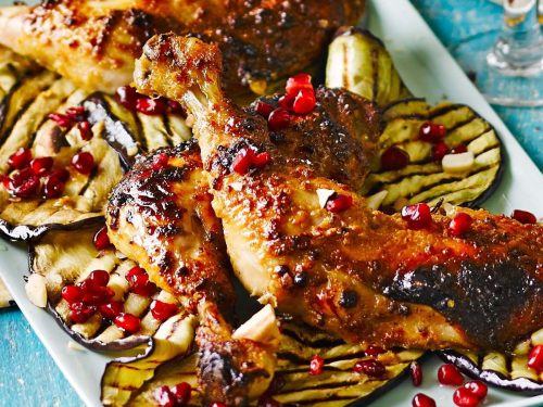 Chicken with Pomegranate & Brazil Nuts