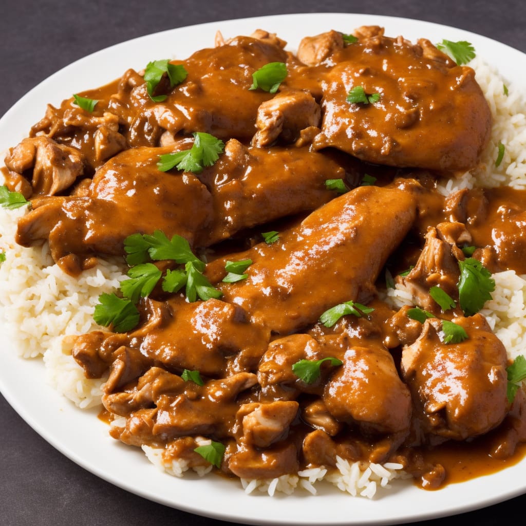 Chicken with Rice and Gravy