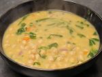 Chickpea Soup with Coriander & Lime