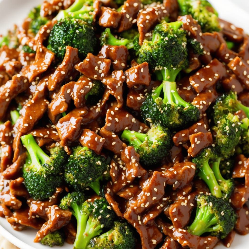 Chilli Beef with Broccoli & Oyster Sauce