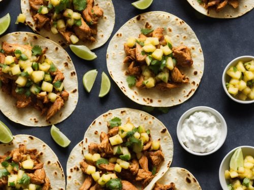 Chipotle Chicken Tacos with Pineapple Salsa