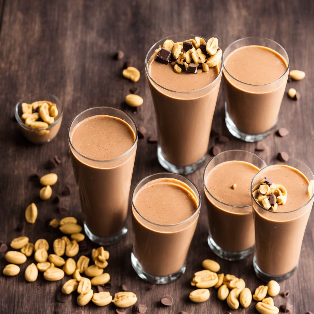 Chocolate Banana Peanut Butter Protein Shake Recipe