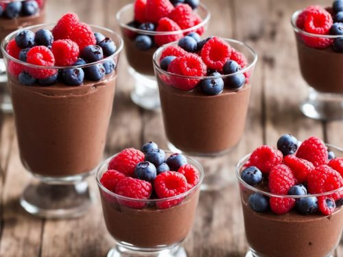 Chocolate & Berry Mousse Pots