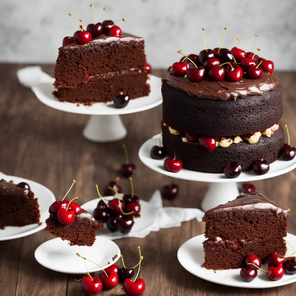 Chocolate Covered Cherry Cake - Gretchen's Vegan Bakery