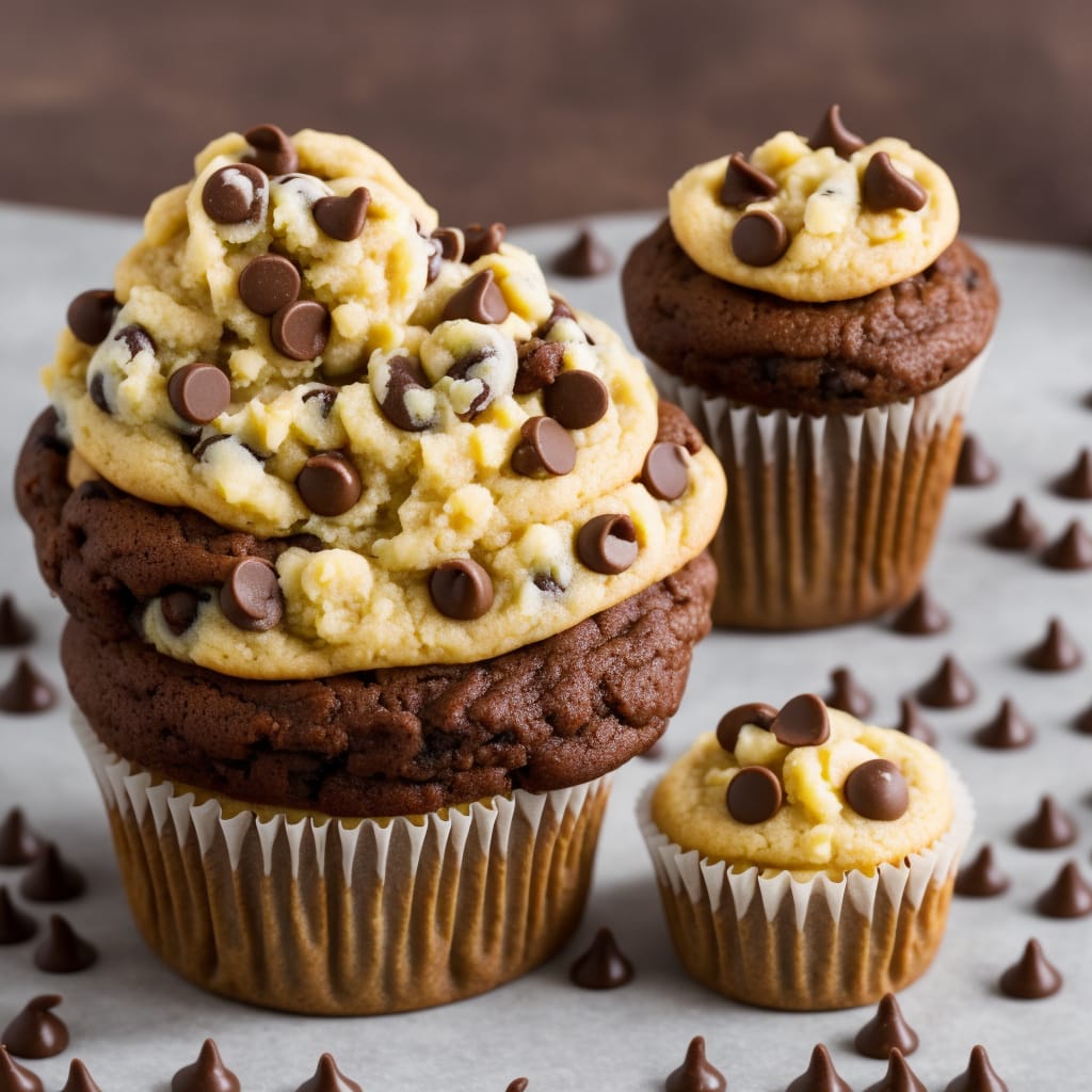 Chocolate Chip Cookie Dough + Cupcake = The BEST Cupcake Ever