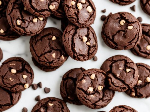 Chocolate Fudge Crinkle Biscuits