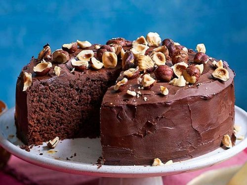 Chocolate & Hazelnut Celebration Cake