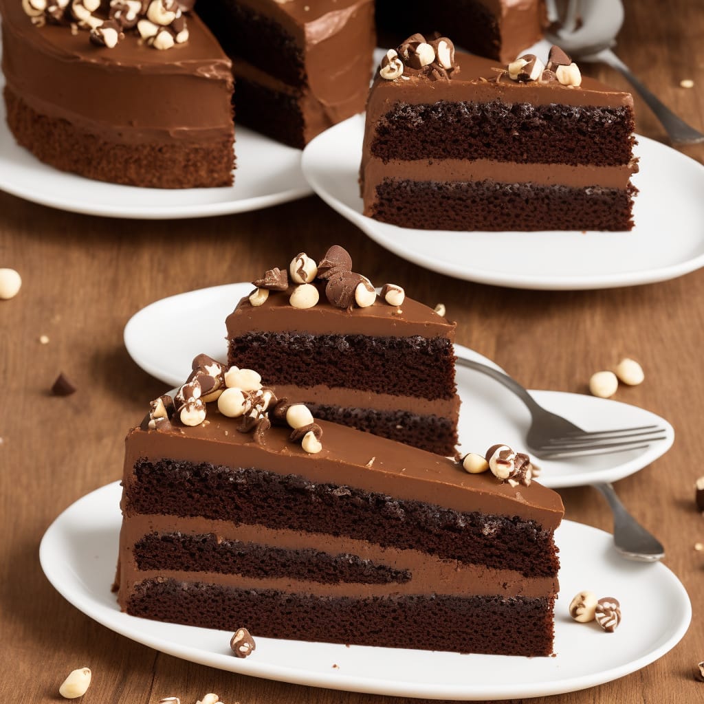 Chocolate & Hazelnut Celebration Cake