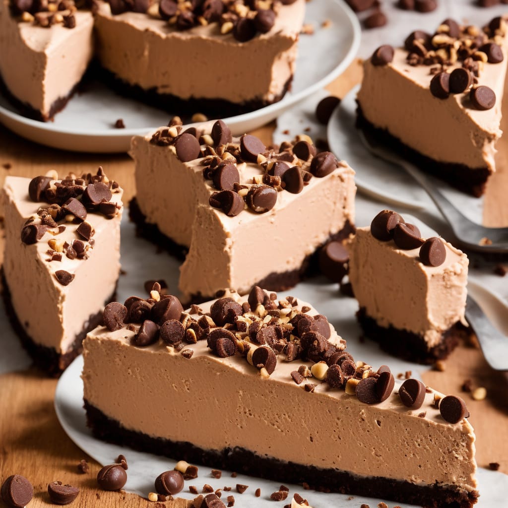 Chocolate Hazelnut Ice Cream Cheesecake