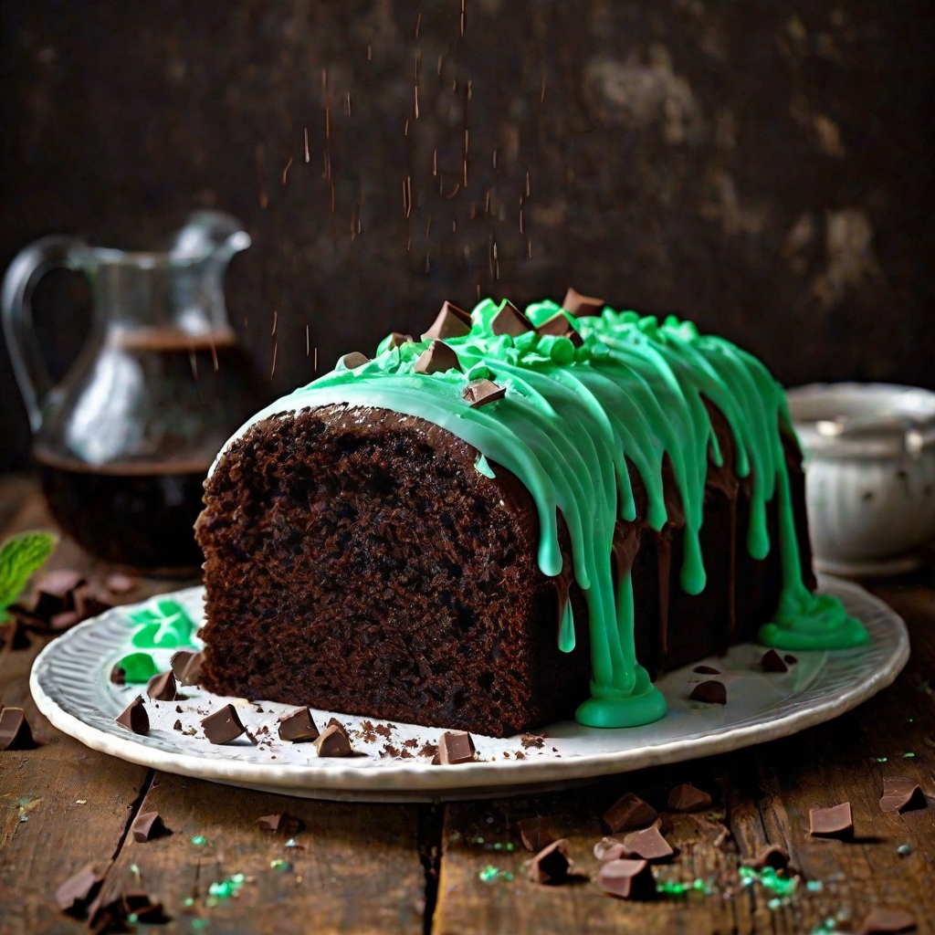 Chocolate Mint Loaf Cake