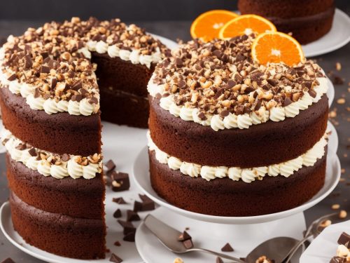 Chocolate, Orange & Hazelnut Cake