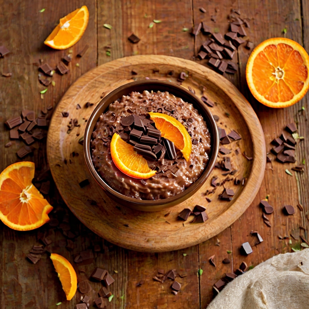 Chocolate & Orange Rice Pudding