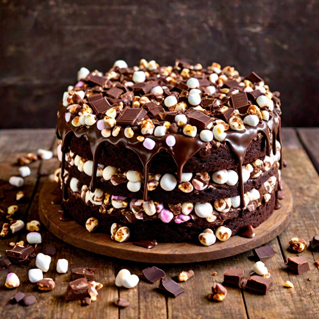 Chocolate Rocky Road Cake
