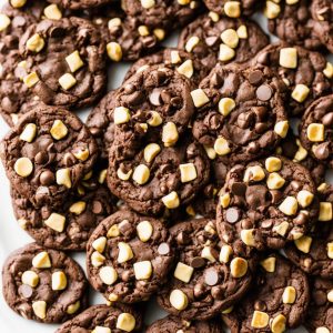 Chocolate Rocky Road Cookies