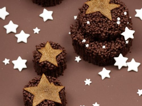 Chocolate Truffle Star Cake