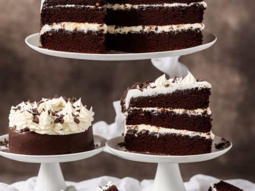 Chocolate & Vanilla Celebration Cake