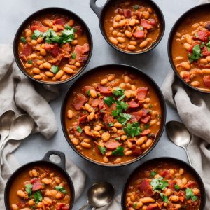 Chorizo & Bacon Bean Stew