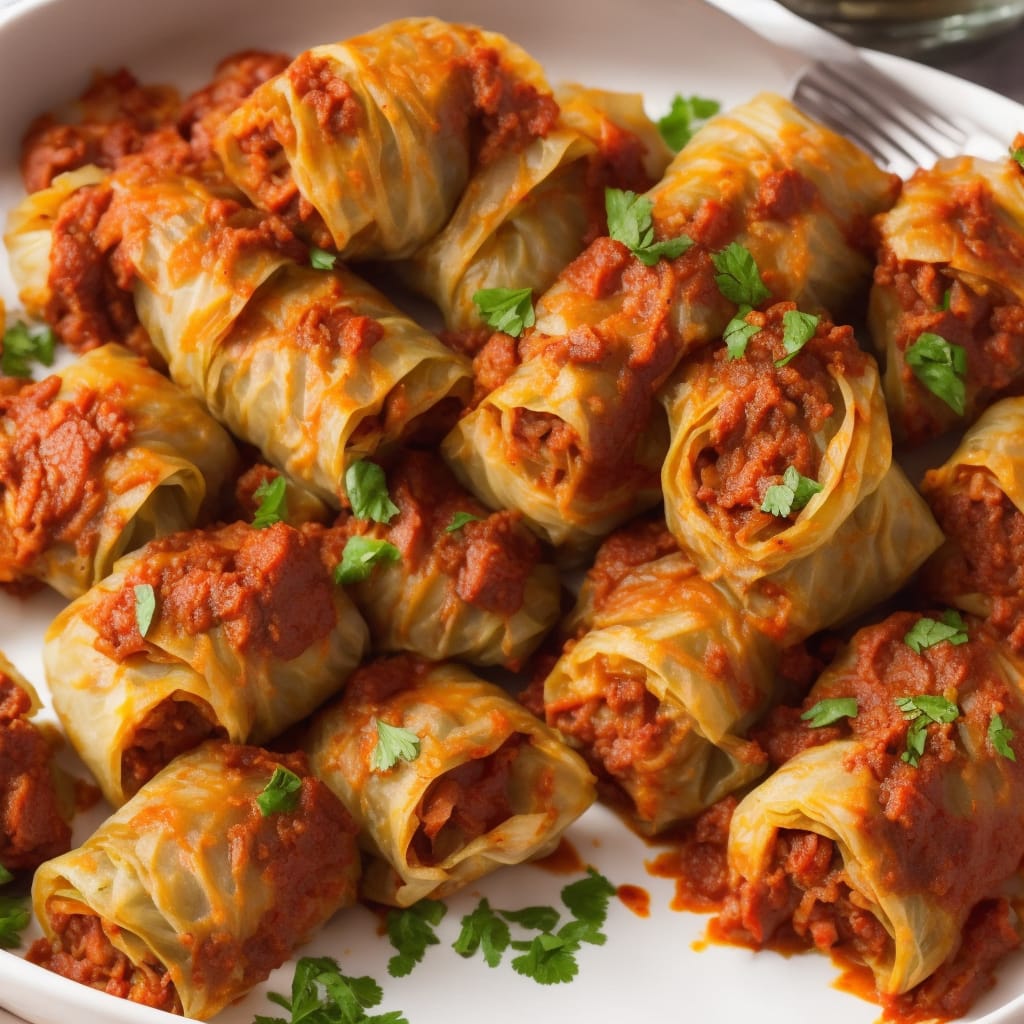 Chorizo-stuffed Cabbage Rolls
