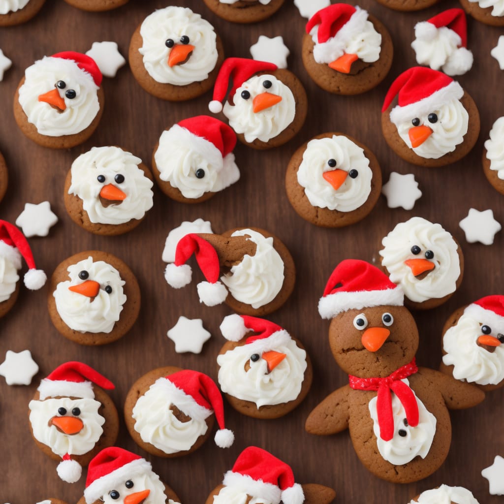 Christmas Gingerbread Penguins