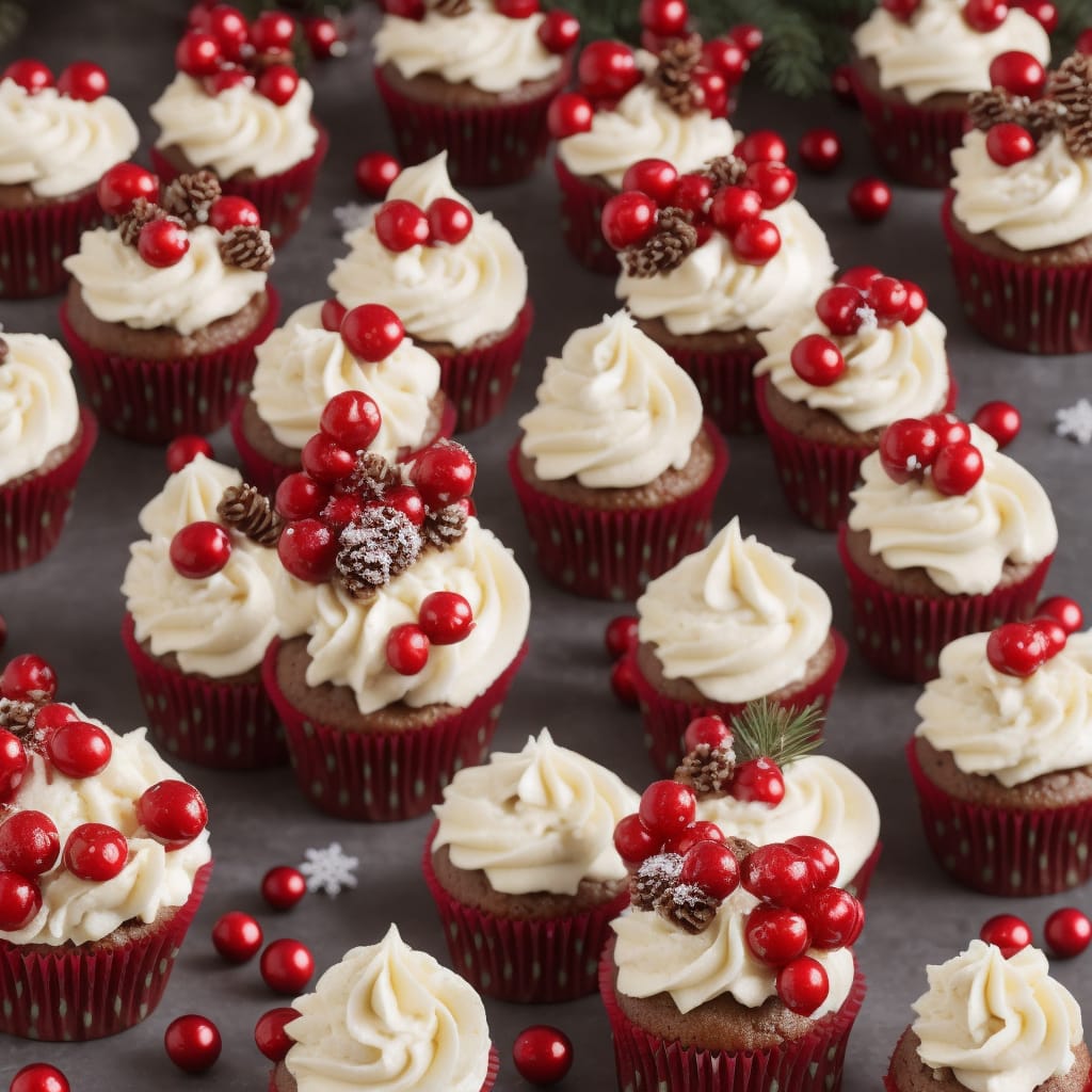 Christmas Pud Cupcakes