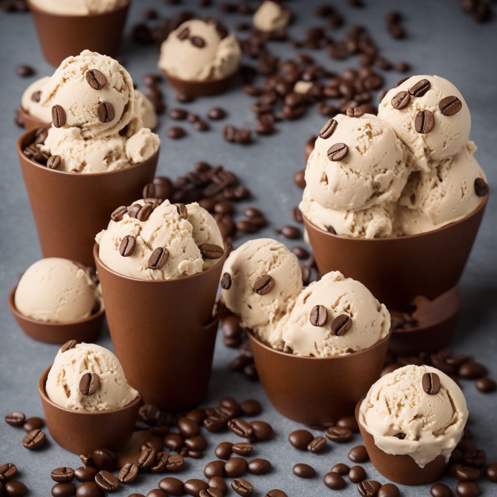 Chunky Fudge & Coffee Ripple Ice Cream