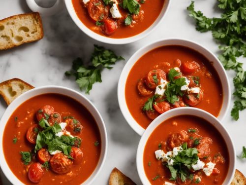 Chunky Mediterranean Tomato Soup